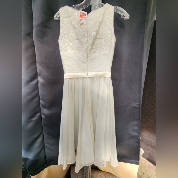 Prom Dress. White Color. - Picture 2 of 2